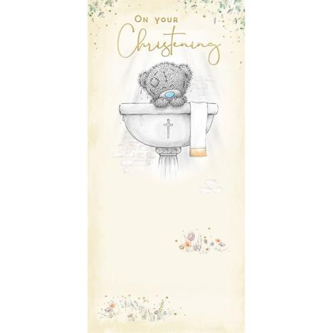 On Your Christening Me to You Bear Card £1.70